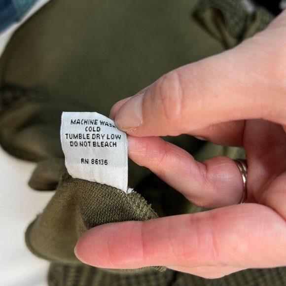 bryn Walker Dimitri Nocola Houndstooth Tunic Top Olive Green Black Large - Picture 9 of 12